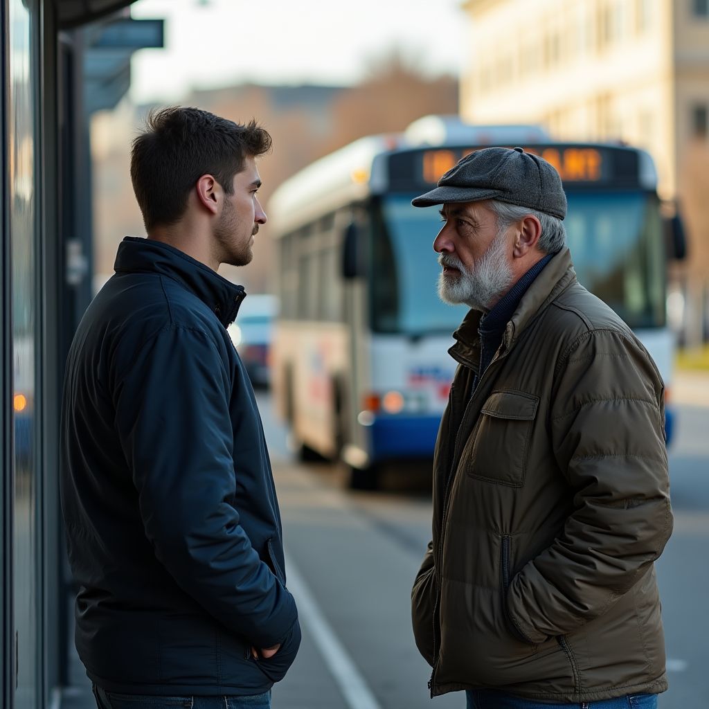 Парень каждый день ждал автобус, не садился — водитель спросил одно, и всё замерло