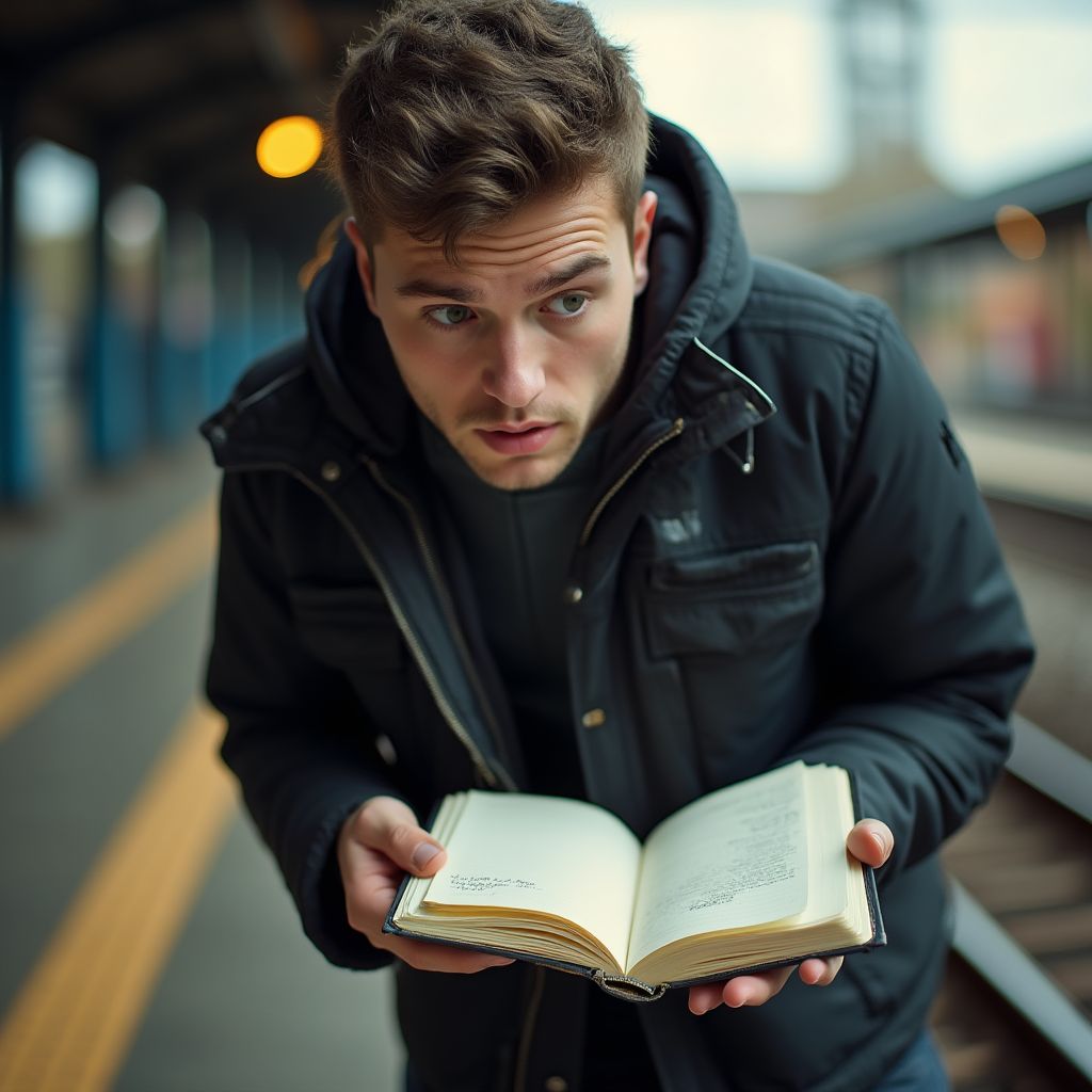 На перроне он нашёл блокнот с его именем — и всё вокруг замерло от правды