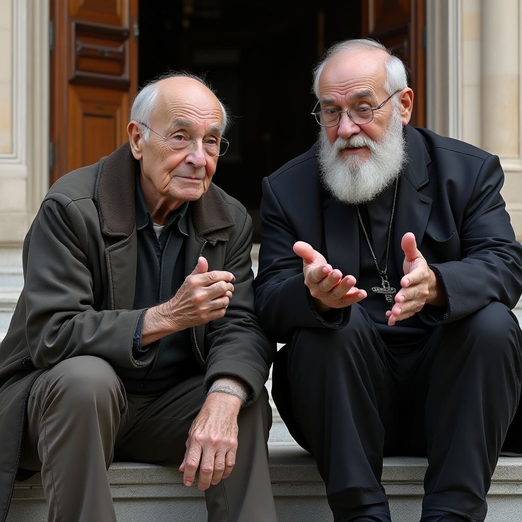 Старик у церкви просил милостыню — шокирующая правда, никто не ожидал…